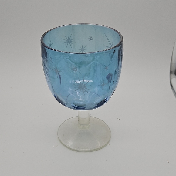 Vintage Other - Vintage Blue Glass Goblet